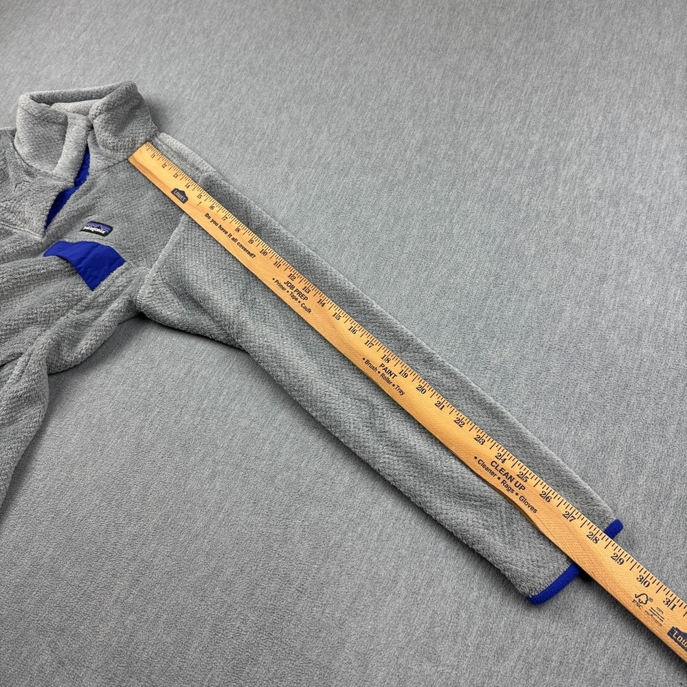 Patagonia Sweater Women Medium Gray Re-Tool Snap-T Fleece Polartec Thermal 25442 - Picture 7 of 12